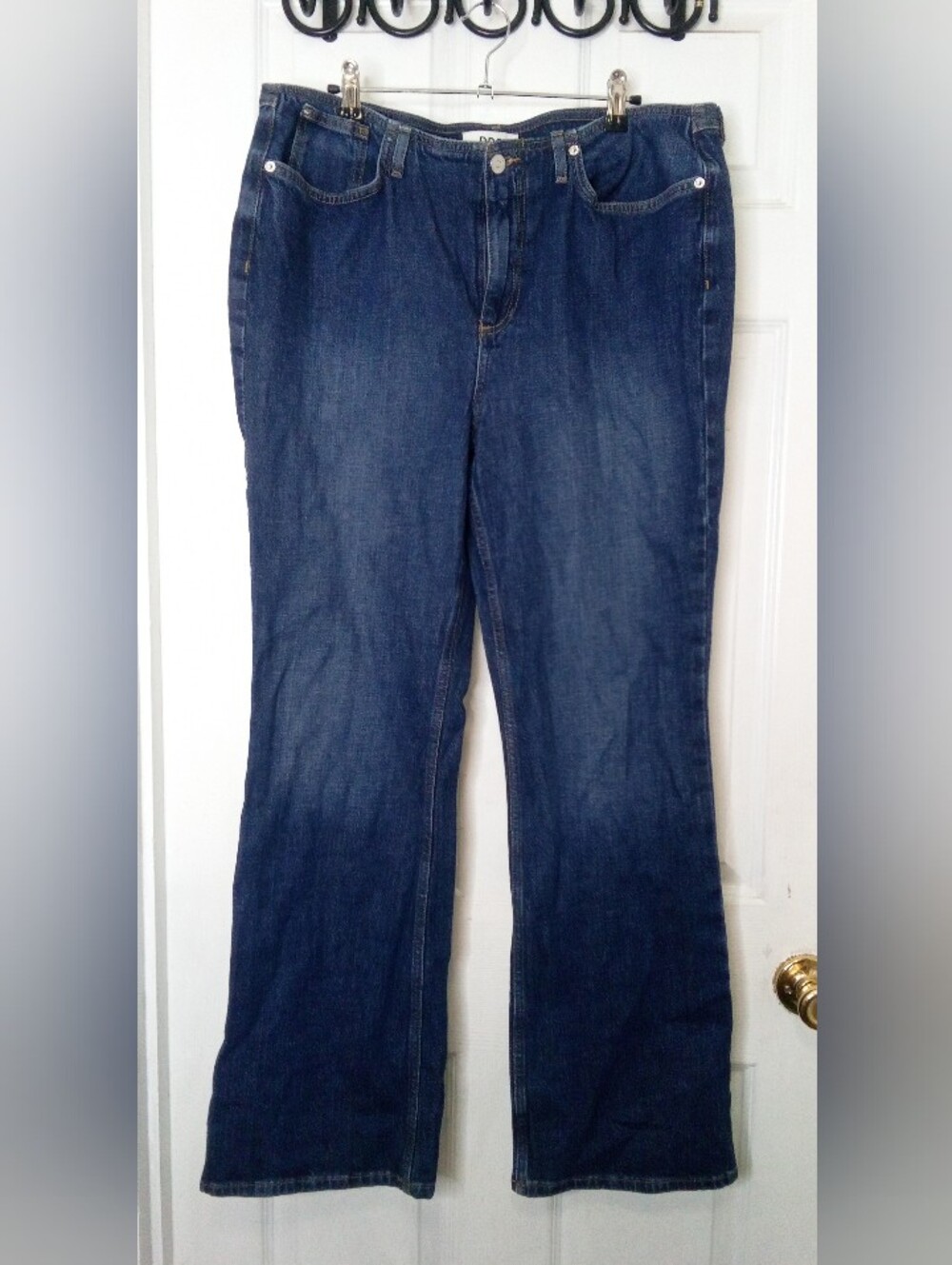 BDG Women's Dark Blue Flare Jeans
